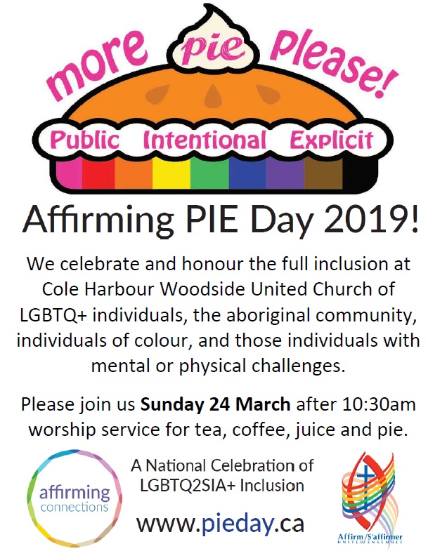 Affirming PIE Day 24 March 2019
